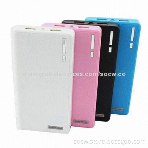 10,000mAh Universal Power Banks for iPad with Dual USB Output Ports
